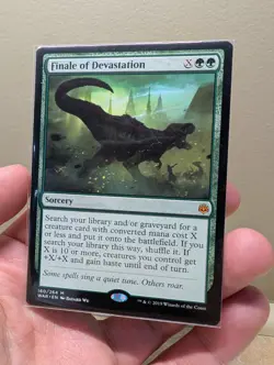 MTG Card - Finale of Devastation - War of the Spark - Green Mythic Sorcery - Image 1