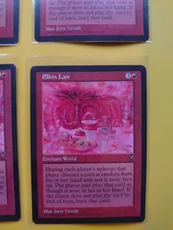 Elkin Lair. Visions rare RESERVED LIST PLAYSET Old Vintage. MTG 4 Card - Image 2