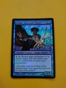 Heidar, Rimewind Master. Human wizard Coldsnap. FOIL Rare. MTG Card as pictured - Image 1