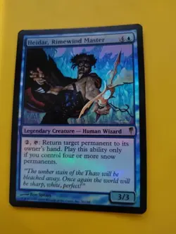Heidar, Rimewind Master. Human wizard Coldsnap. FOIL Rare. MTG Card as pictured - Image 2