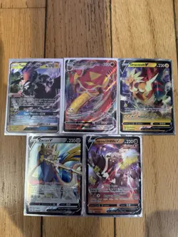 Pokemon GX/V/VMAX - Lot 15 Cards Charizard Pikachu Lunala Raichu Tag Team - Image 4