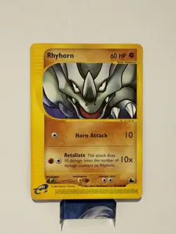 Pokemon Card - Rhyhorn Skyridge 91/144 Common LP - Image 1