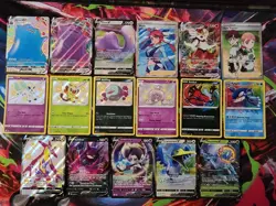 Pokemon Shining Fates Lot of 17 Cards - Shiny Fault, UR, AR - Image 1