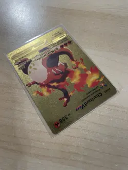 Fan Art - Pokemon Gold Foil Card Charizard VMAX 143/293 - Image 4