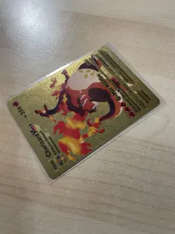 Fan Art - Pokemon Gold Foil Card Charizard VMAX 143/293 - Image 5
