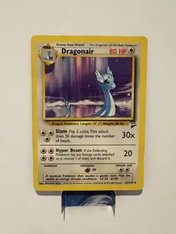 Dragonair 22/130 Non Holo Rare Base Set 2 WOTC Vintage Pokemon Card LP - Image 1