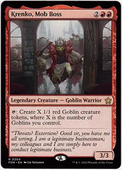 MTG Foundations Krenko, Mob Boss (Rare) - Image 1