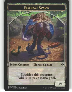 Eldrazi Spawn Token (078) - Duel Decks: Zendikar vs. Eldrazi - MTG - Token - #78 - Image 1