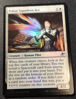 Pulsar Squadron Ace - Foil - EOE - MTG - EN - NM - 0028 - Image 1