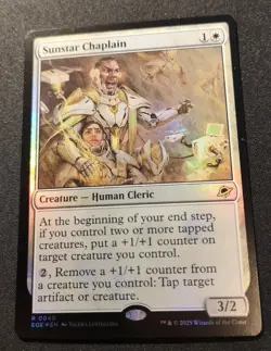 Sunstar Chaplain - Foil - EOE - MTG - EN - NM - 0040 - Image 1