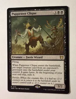 x1 Puppeteer Clique R MTG Commander: Wilds of Eldraine M/NM, English - Image 1