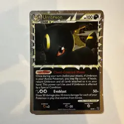 Pokemon Umbreon Prime 86/90 Heartgold & Soulsilver Undaunted Holo Rare NM - Image 1