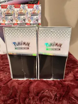 Pokemon TCG Prismatic Evolutions Bundle, 4 BB, 2 ETB, SPC, 2 Packs, Poster NEW - Image 2