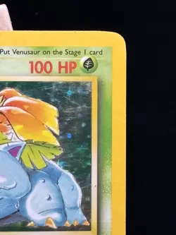 Pokemon TCG Venusaur Base Set 15/102 Holo Unlimited Holo Rare MP - Image 3