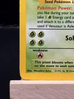 Pokemon TCG Venusaur Base Set 15/102 Holo Unlimited Holo Rare MP - Image 4