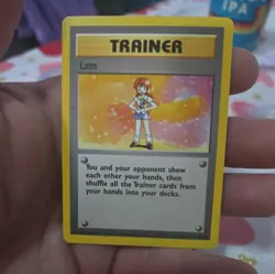 Pokemon TCG Lass Trainer 75/102 Base Set Rare Non-Holo - Image 1
