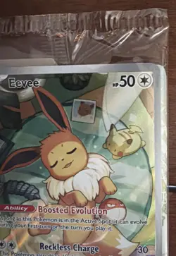 Pokemon TCG Eevee 173 Holo Black Star Promo Prismatic Evolutions Full Art Sealed - Image 4