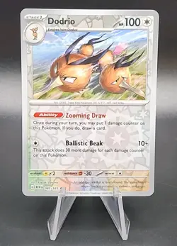 2023 Pokemon Dodrio 085/165 Reverse Holo Foil Scarlet Violet 151 English - Image 1