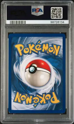 1999 POKEMON BASE SET UNLIMITED #7 HITMONCHAN-HOLO PSA 7 - Image 2