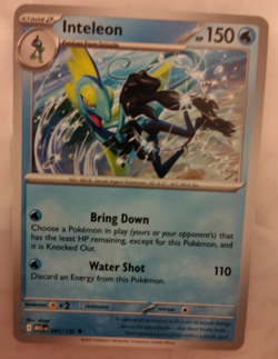 Pokemon TCG Inteleon 041/132 – PLAYSET 4x – Mega Evolutions – NM - Image 1
