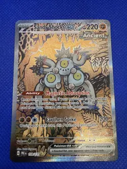 Pokemon Sandy Shocks ex 159/131 Sv: Prismatic Evolutions Full Art Holo Rare - Image 1