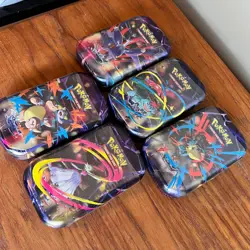 Pokemon TCG Mega Evolution - Mega Heroes Mini Tin x5 Full Art Set ✅ Sealed 🚚 - Image 2
