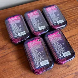 Pokemon TCG Mega Evolution - Mega Heroes Mini Tin x5 Full Art Set ✅ Sealed 🚚 - Image 4