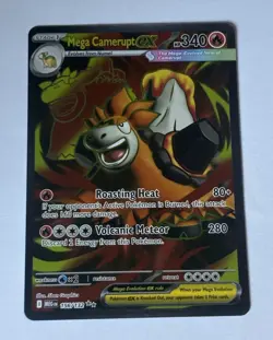 Mega Camerupt ex Ultra Rare ME01: Mega Evolution 156/132 Pokemon TCG - Image 1