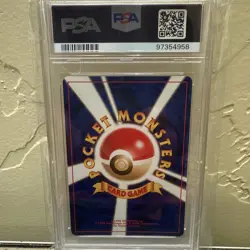 Pokemon 2000 Charizard #006 Japanese Neo File Promo Reverse Foil PSA 9 *SWIRL* - Image 2