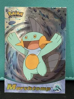 Marshtomp Topps Pokemon Advanced HOLO RARE #53 2003 - Image 1