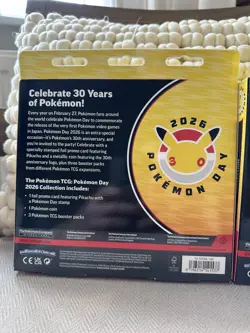 2x POKEMON DAY 2026 COLLECTION 30TH ANNIVERSARY BRAND NEW & SEALED - Image 4