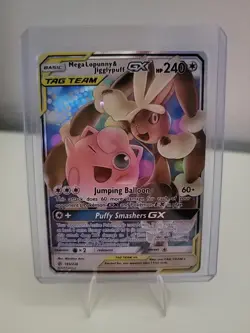 Pokemon Mega Lopunny & Jigglypuff GX Tag Team 165/236 Cosmic Eclipse - Image 1