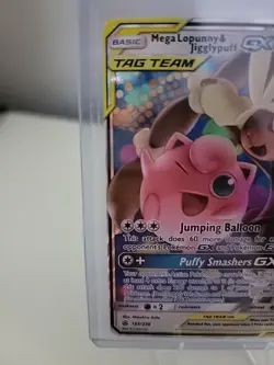Pokemon Mega Lopunny & Jigglypuff GX Tag Team 165/236 Cosmic Eclipse - Image 4