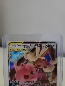 Pokemon Mega Lopunny & Jigglypuff GX Tag Team 165/236 Cosmic Eclipse - Image 5