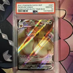 Pokemon TCG Eevee VMAX SWSH087 Psa 10 - Image 1