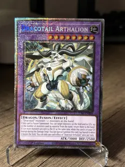Yu-Gi-Oh: STARLIGHT! JUSH-EN031 Dracotail Arthalion 1st Ed. Starlight Rare - Image 1