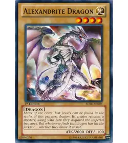 Yugioh - Alexandrite Dragon (Common) (Unlimited) - SDBE-EN003 P - Image 1