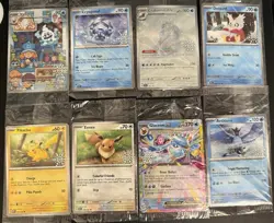 2025 Pokemon Holiday Calendar Promo Cards Still Sealed - Set Of 8 - Image 1