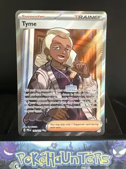 Pokemon Card Tyme 143/131 Prismatic Evolutions Full Art Trainer NM - Image 1