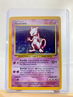 Pokemon TCG: Mewtwo - 10/102 - 1999 Holographic Wizards Card - Image 2