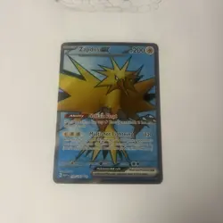Pokemon TCG Zapdos EX Scarlet & Violet 151 Card NM/M Condition 192/165 - Image 1