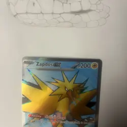 Pokemon TCG Zapdos EX Scarlet & Violet 151 Card NM/M Condition 192/165 - Image 3