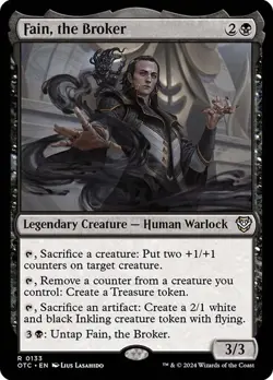 Fain, the Broker - Thunder Junction Commander OTC - Rare - MTG Magic Pack fresh - Image 1