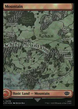 Mountain (0279) (foil) The Lord of the Rings NM+ *Mythic Relics* - Image 1
