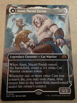Ajani, Nacatl Pariah - (Borderless) Modern Horizons 3 Regular - Mtg - Image 1