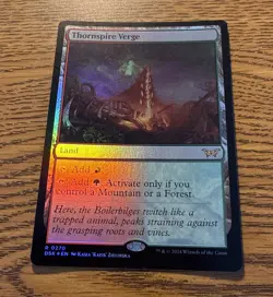 Thornspire Verge Duskmourn: House of Horror Foil FRESH PULL RARE MTG NM - Image 1