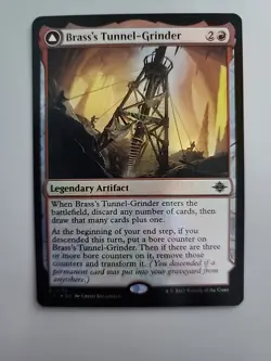 MTG Brass's Tunnel-Grinder Lost Caverns of Ixalan 135 Foil Rare - Image 1