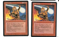 2- Omen of Fire Alliances Reserve List MTG Magic the Gathering NM/M - Image 1