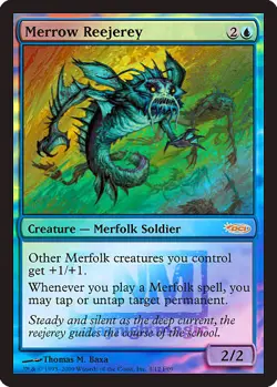 1x Merrow Reejerey - Foil FNM 2009 Light Play, English FNM Promos MTG Magic - Image 1