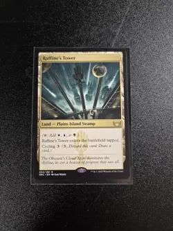 Wizards of the Coast Raffine's Tower SNC Rare Land WUB Regular #254/281 - Image 1